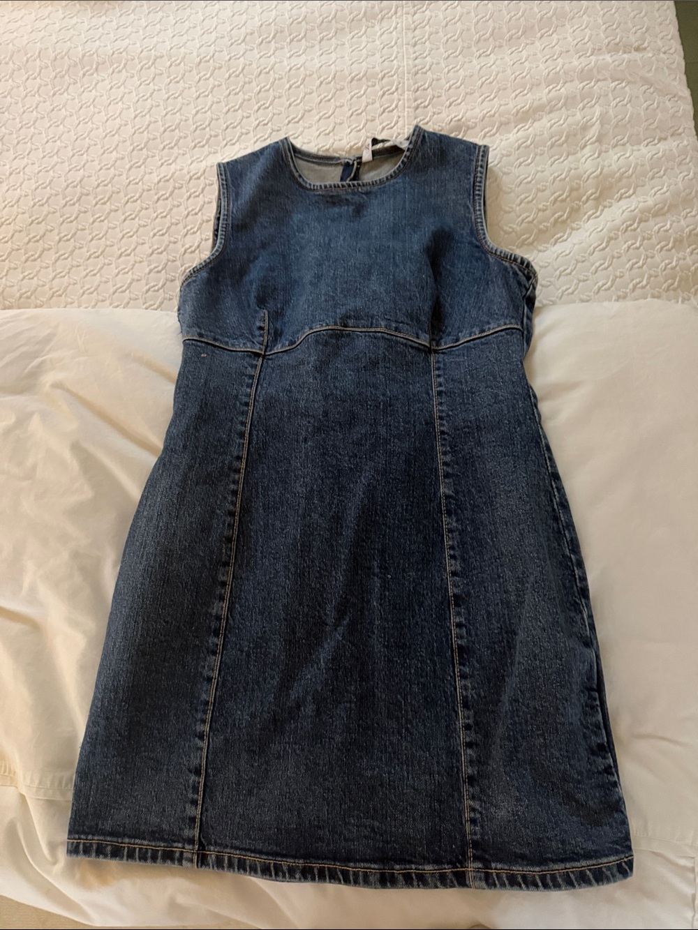 Zara Dark Blue Denim Mini Dress